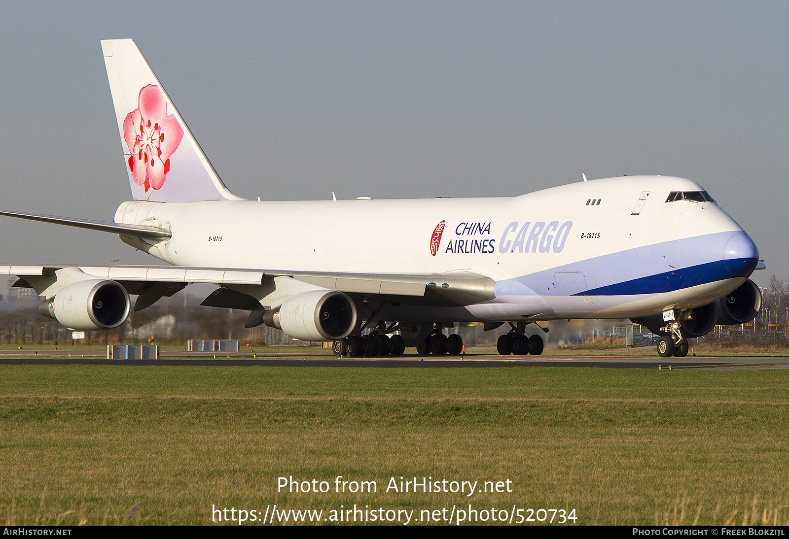 Aircraft Photo of B-18715 | Boeing 747-409F/SCD | China Airlines Cargo | AirHistory.net #520734