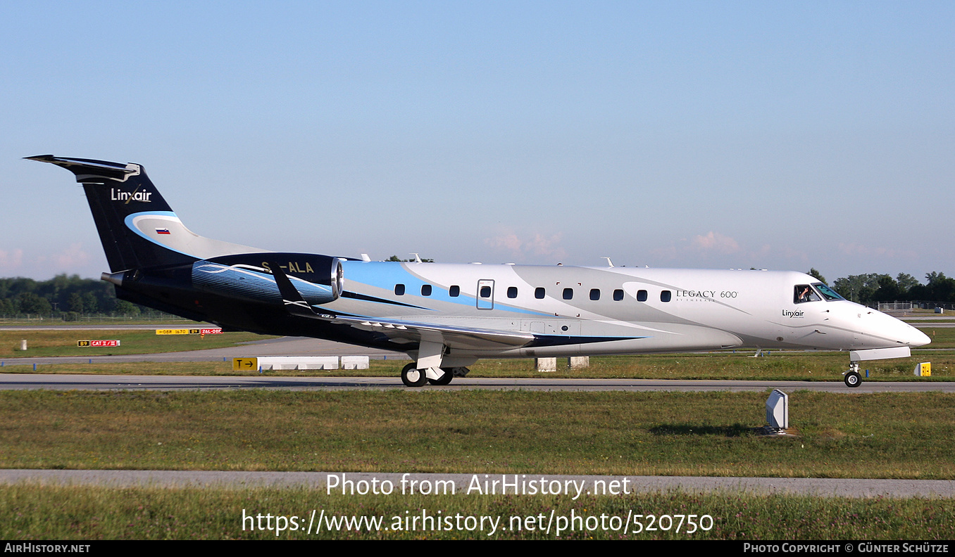 Aircraft Photo of S5-ALA | Embraer Legacy 600 (EMB-135BJ) | Linxair Business Airlines | AirHistory.net #520750