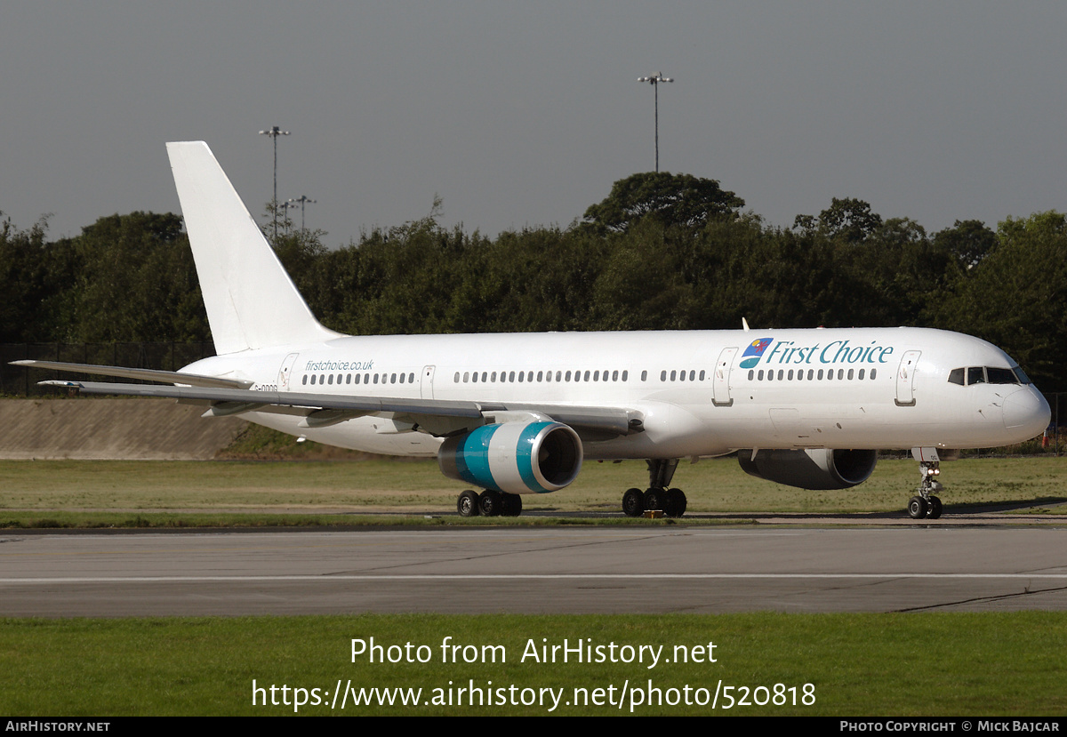 Aircraft Photo of G-OOOG | Boeing 757-23A | First Choice Airways | AirHistory.net #520818