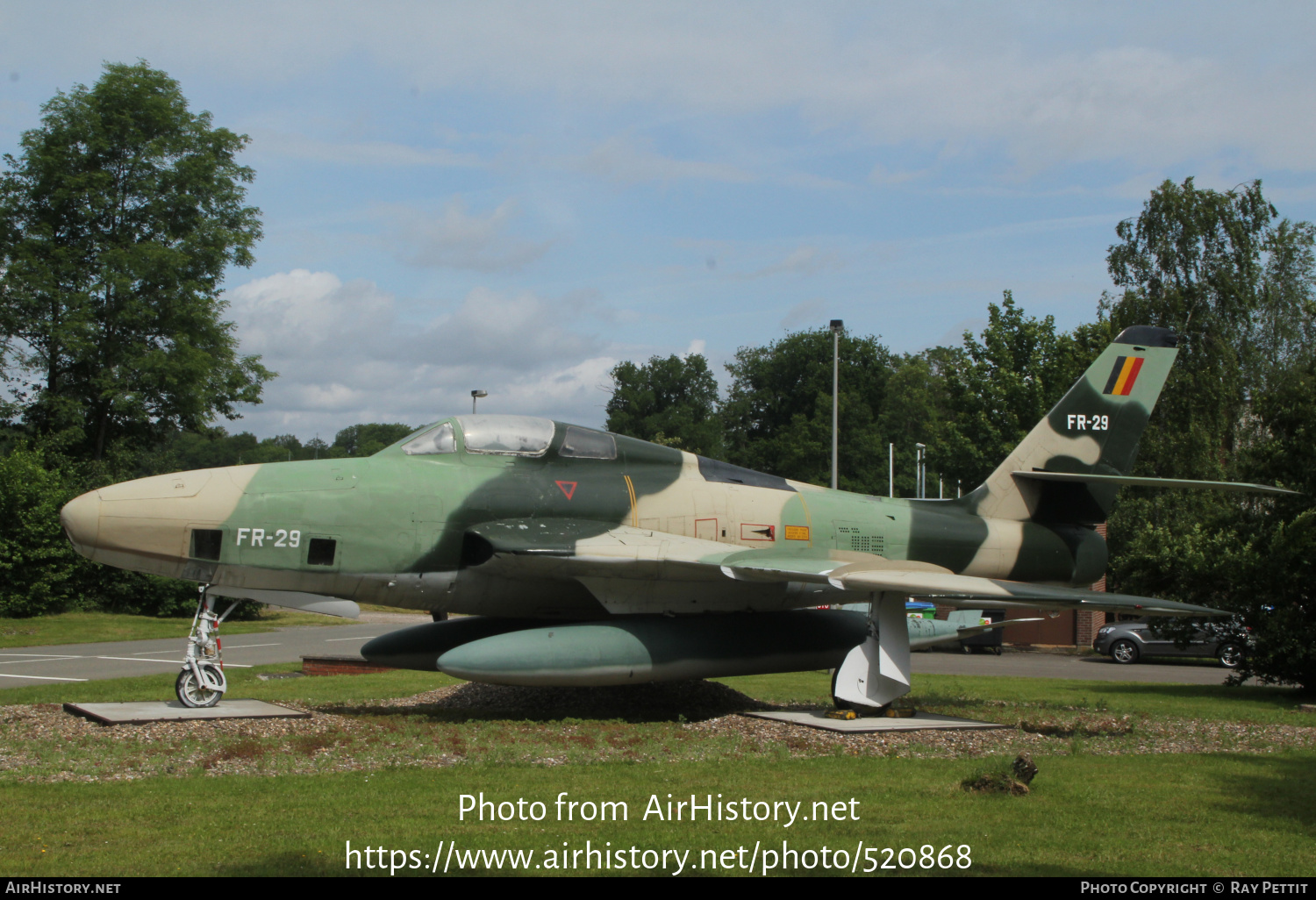 Aircraft Photo of FR-29 | Republic RF-84F Thunderflash | Belgium - Air Force | AirHistory.net #520868