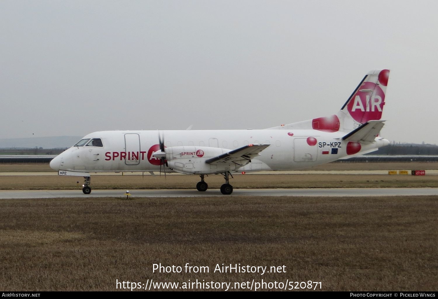 Aircraft Photo of SP-KPZ | Saab 340A/F | Sprint Air | AirHistory.net #520871