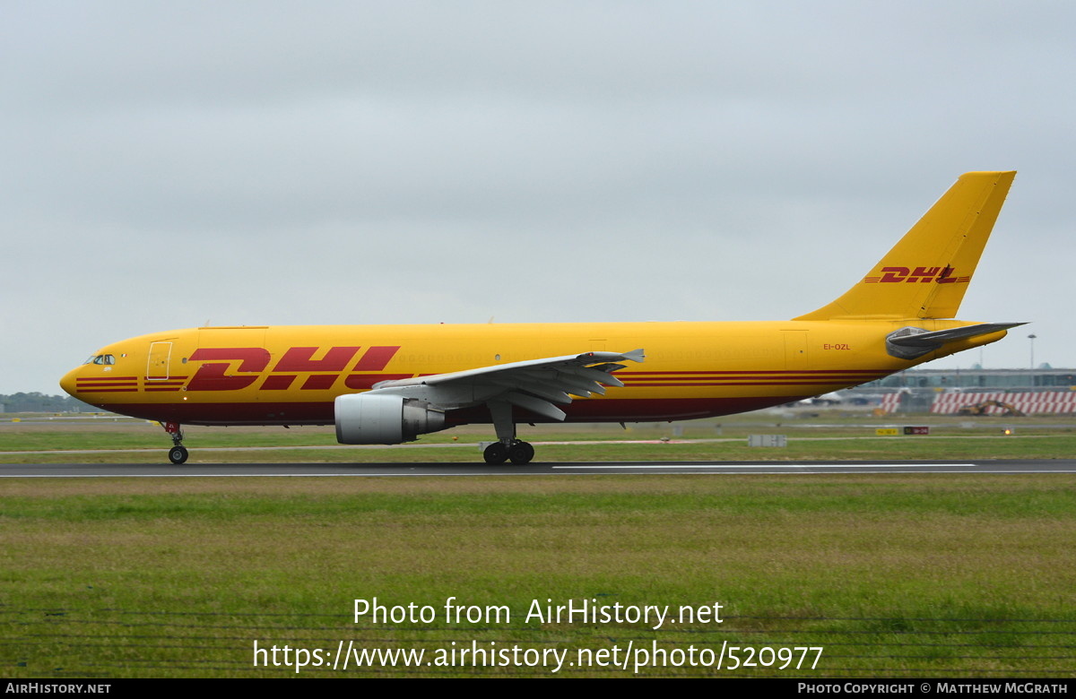 Aircraft Photo of EI-OZL | Airbus A300B4-622R(F) | DHL International | AirHistory.net #520977