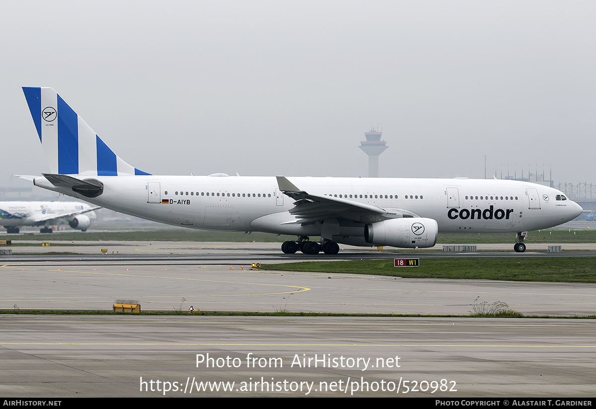 Aircraft Photo of D-AIYB | Airbus A330-243 | Condor Flugdienst | AirHistory.net #520982