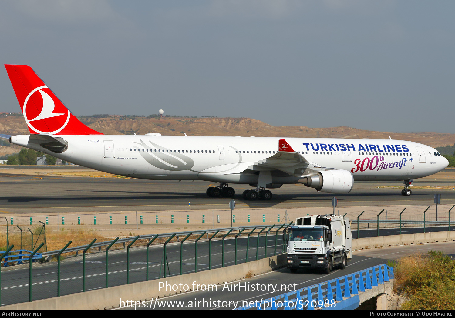 Aircraft Photo of TC-LNC | Airbus A330-303 | Turkish Airlines | AirHistory.net #520988