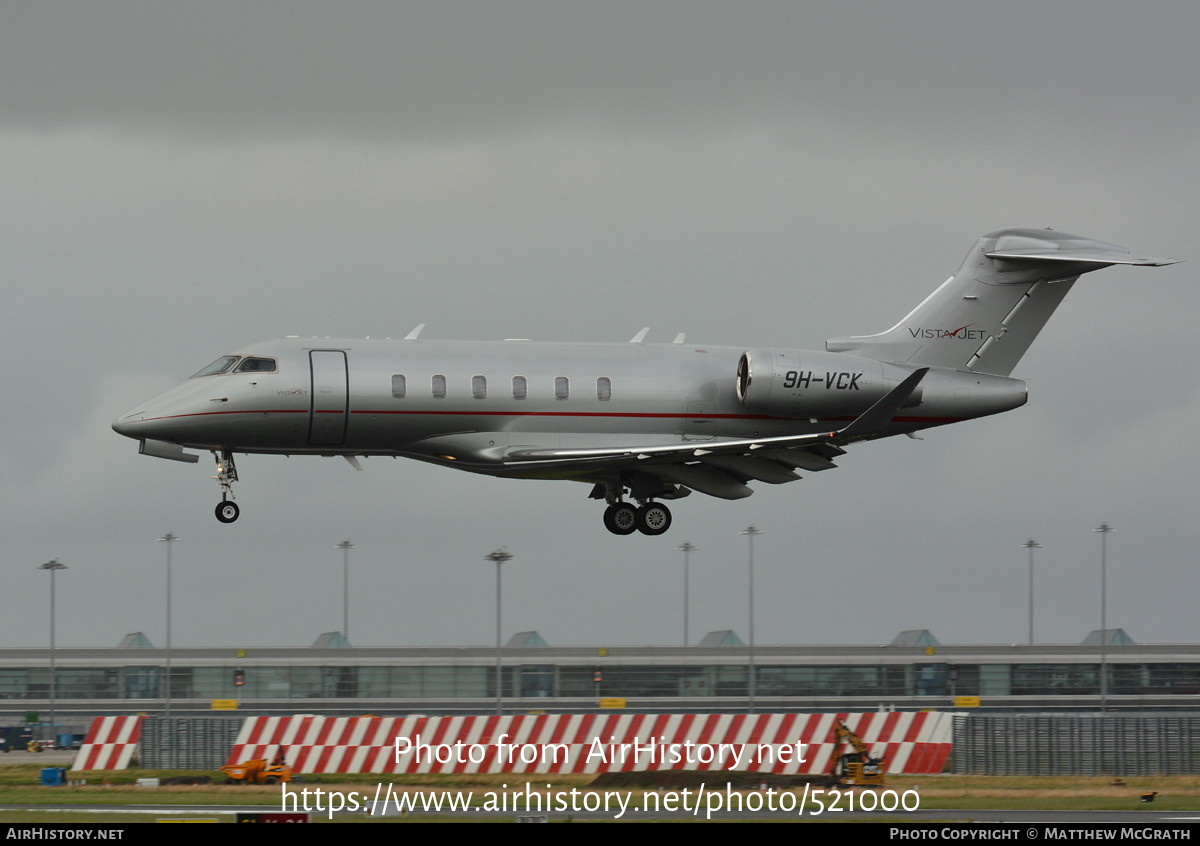 Aircraft Photo of 9H-VCK | Bombardier Challenger 350 (BD-100-1A10) | VistaJet | AirHistory.net #521000