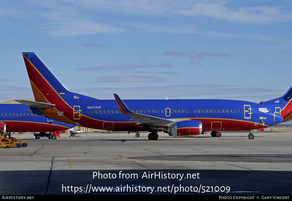 Aircraft Photo of N603SW | Boeing 737-3H4 | Southwest Airlines | AirHistory.net #521009