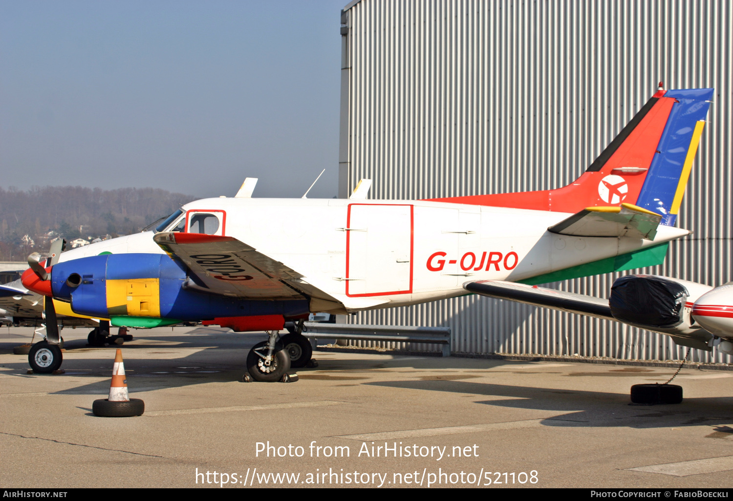 Aircraft Photo of G-OJRO | Beech B90 King Air | Danish Air Transport - DAT | AirHistory.net #521108