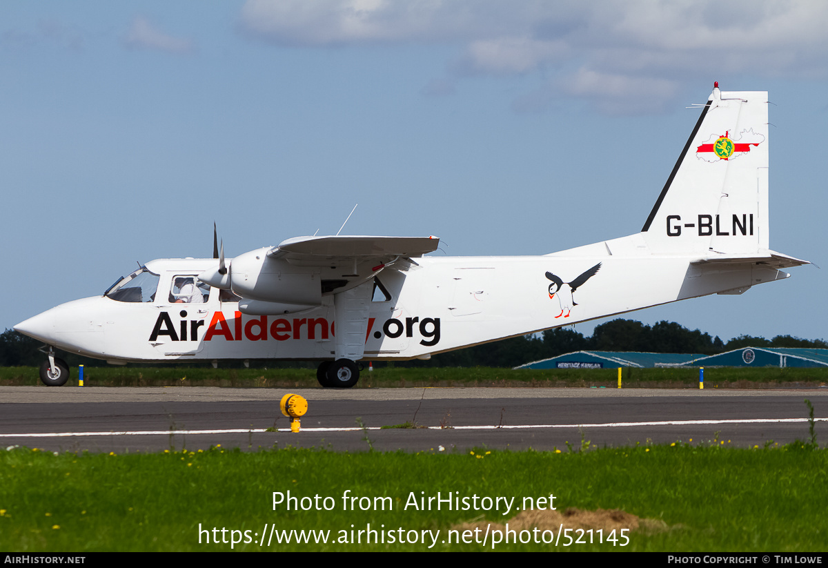 Aircraft Photo of G-BLNI | Pilatus Britten-Norman BN-2B-26 Islander | Air Alderney | AirHistory.net #521145