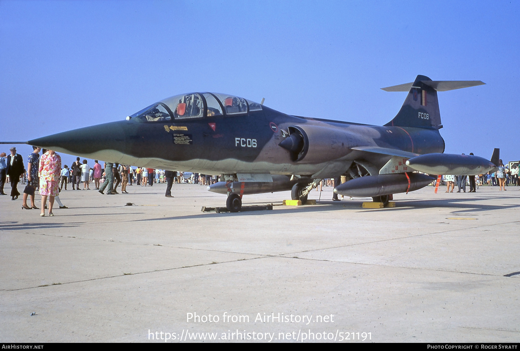 Aircraft Photo of FC06 | Lockheed TF-104G Starfighter | Belgium - Air Force | AirHistory.net #521191