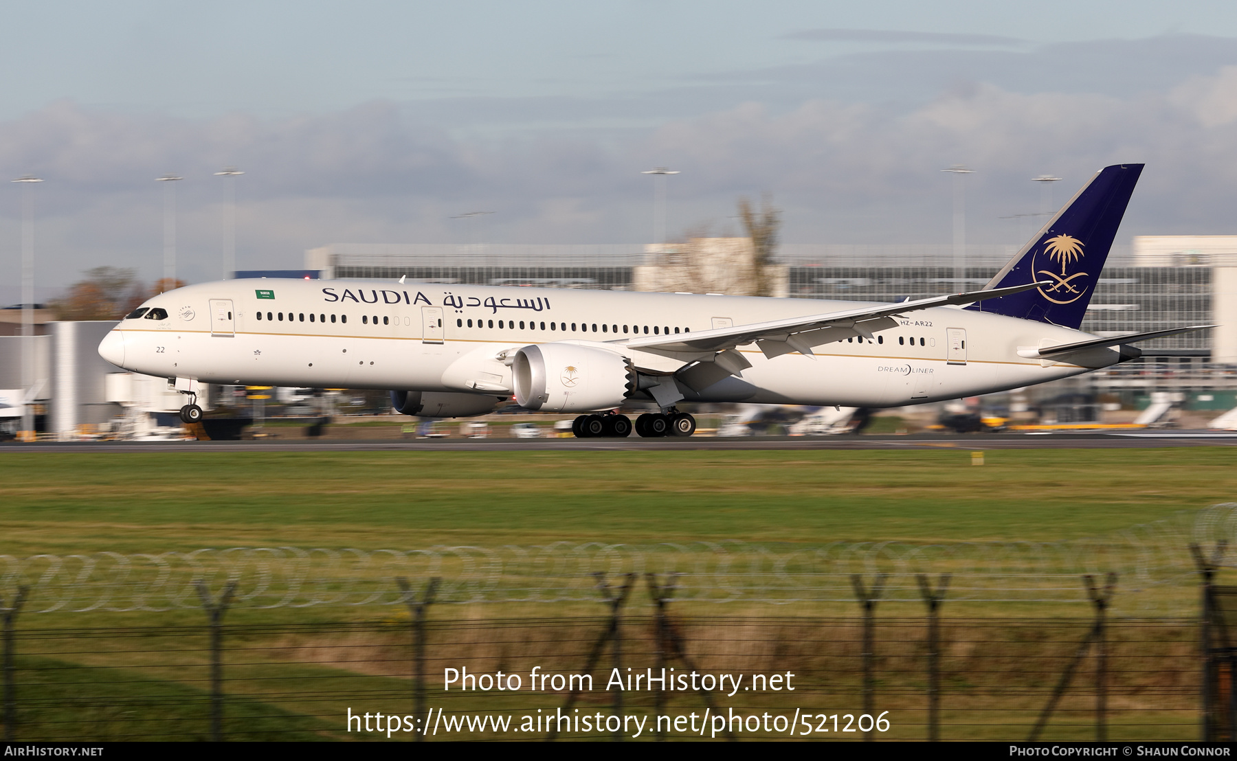 Aircraft Photo of HZ-AR22 | Boeing 787-9 Dreamliner | Saudia - Saudi Arabian Airlines | AirHistory.net #521206