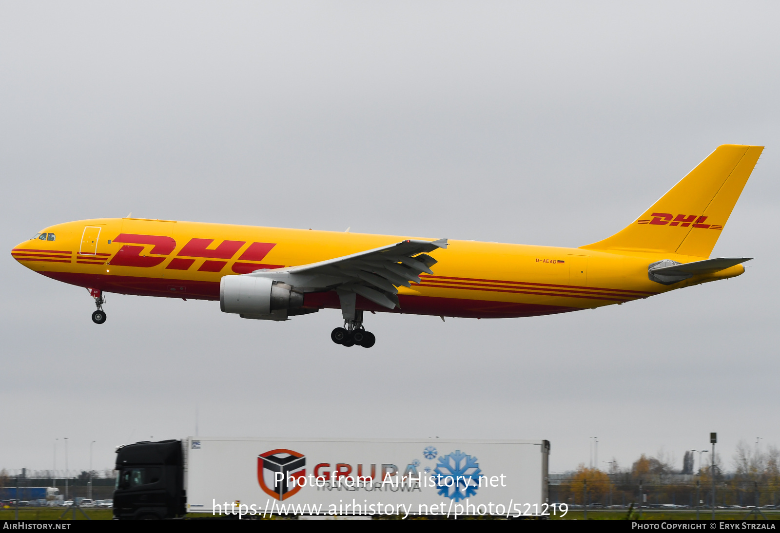 Aircraft Photo of D-AEAD | Airbus A300B4-622R(F) | DHL International | AirHistory.net #521219