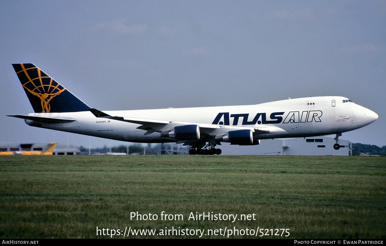 Aircraft Photo of N494MC | Boeing 747-47UF/SCD | Atlas Air | AirHistory.net #521275