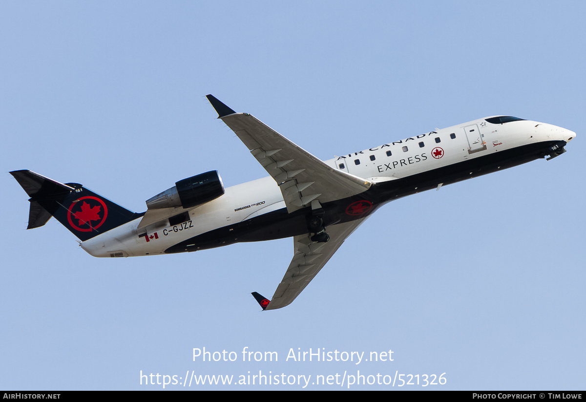 Aircraft Photo of C-GJZZ | Bombardier CRJ-200ER (CL-600-2B19) | Air Canada Express | AirHistory.net #521326