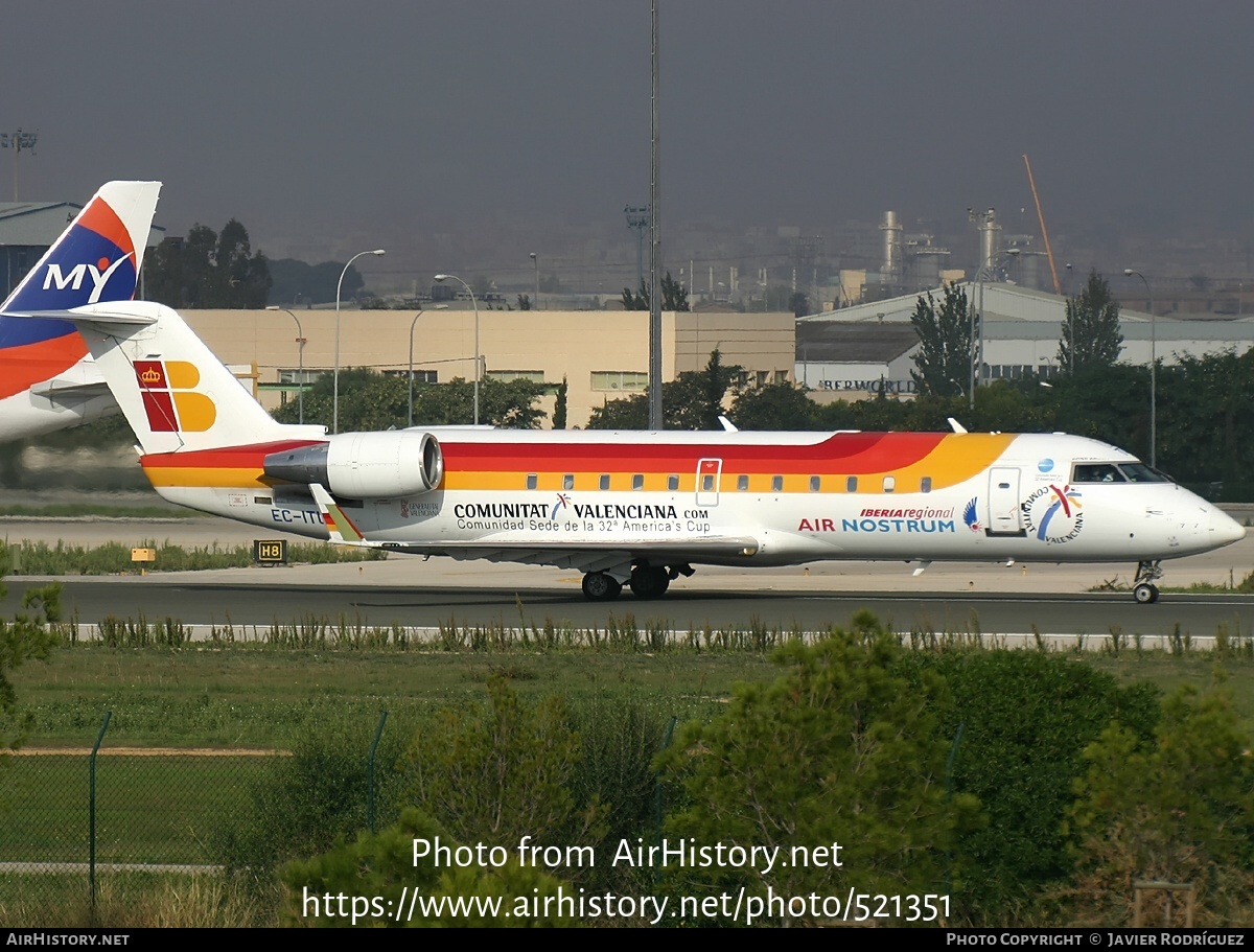 Aircraft Photo of EC-ITU | Bombardier CRJ-200ER (CL-600-2B19) | Iberia Regional | AirHistory.net #521351