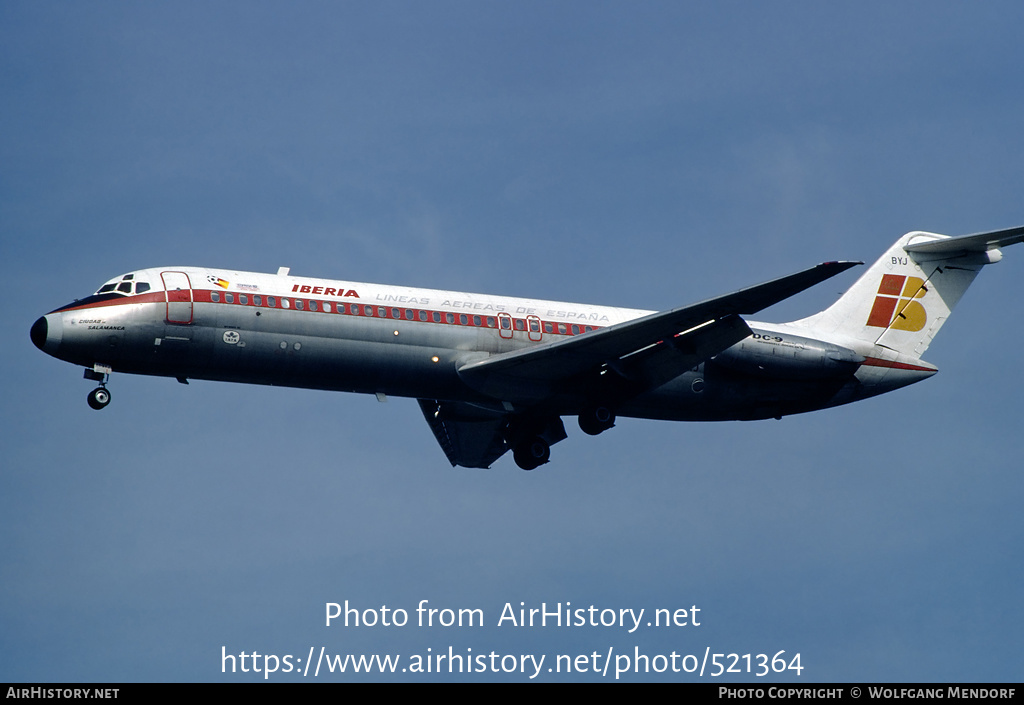 Aircraft Photo of EC-BYJ | McDonnell Douglas DC-9-32 | Iberia | AirHistory.net #521364