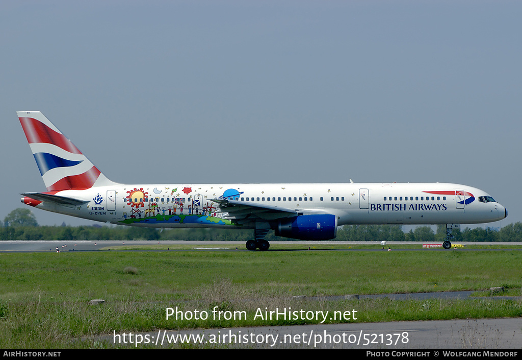 Aircraft Photo of G-CPEM | Boeing 757-236 | British Airways | AirHistory.net #521378