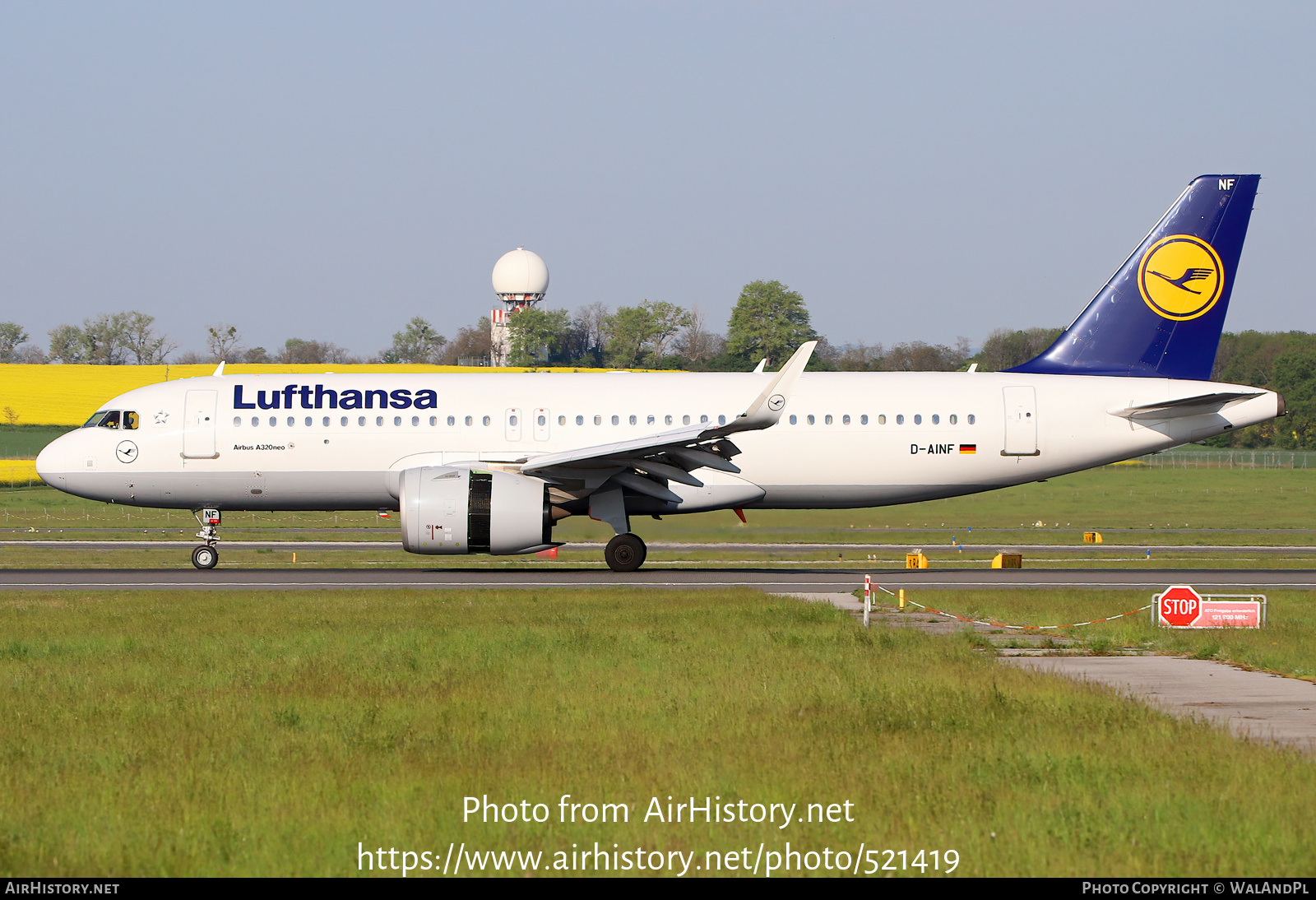 Aircraft Photo of D-AINF | Airbus A320-271N | Lufthansa | AirHistory.net #521419