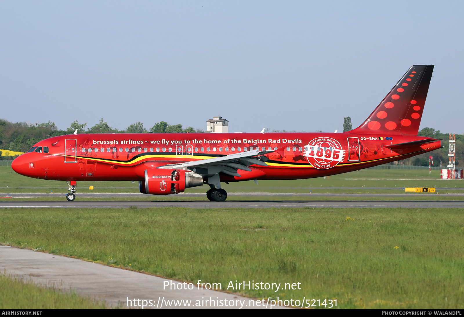 Aircraft Photo of OO-SNA | Airbus A320-214 | Brussels Airlines | AirHistory.net #521431