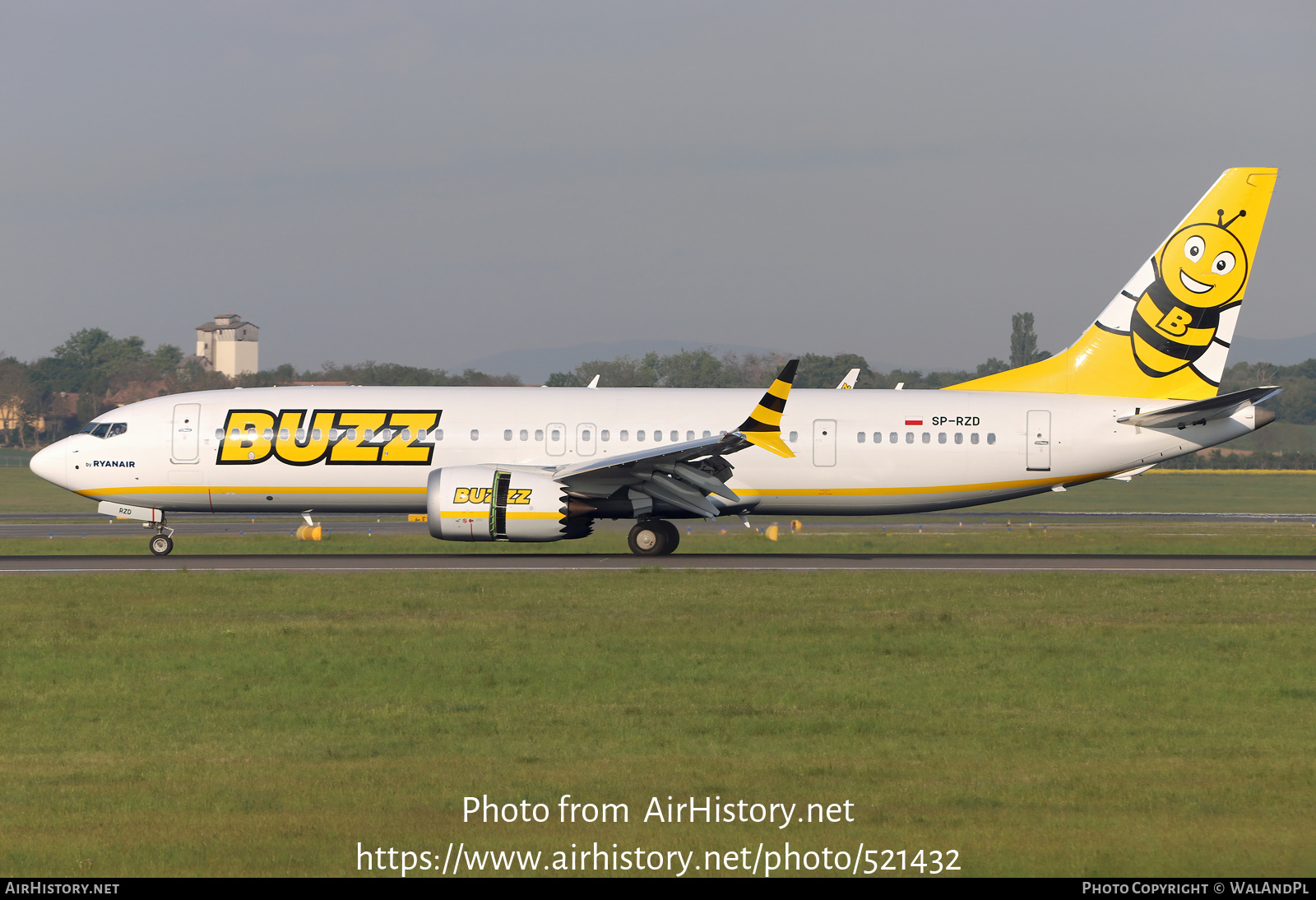 Aircraft Photo of SP-RZD | Boeing 737-8200 Max 200 | Buzz | AirHistory.net #521432