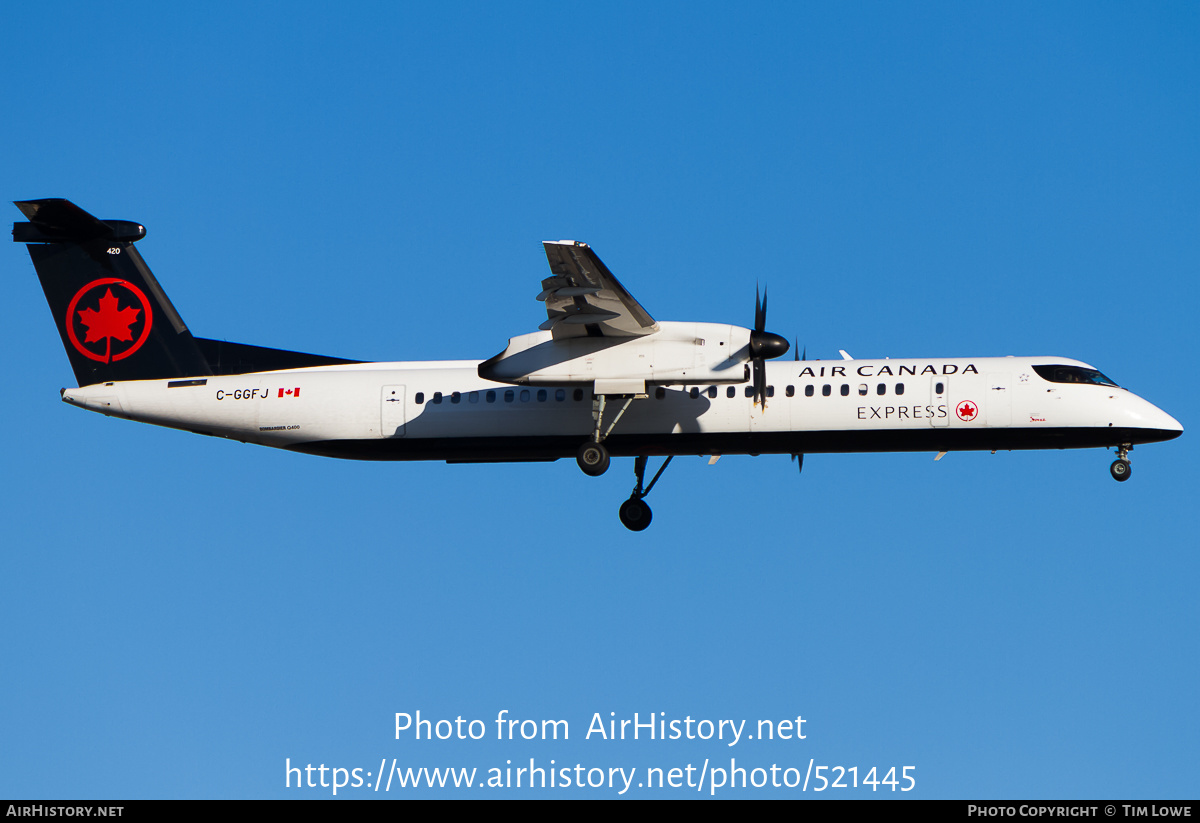 Aircraft Photo of C-GGFJ | Bombardier DHC-8-402 Dash 8 | Air Canada Express | AirHistory.net #521445