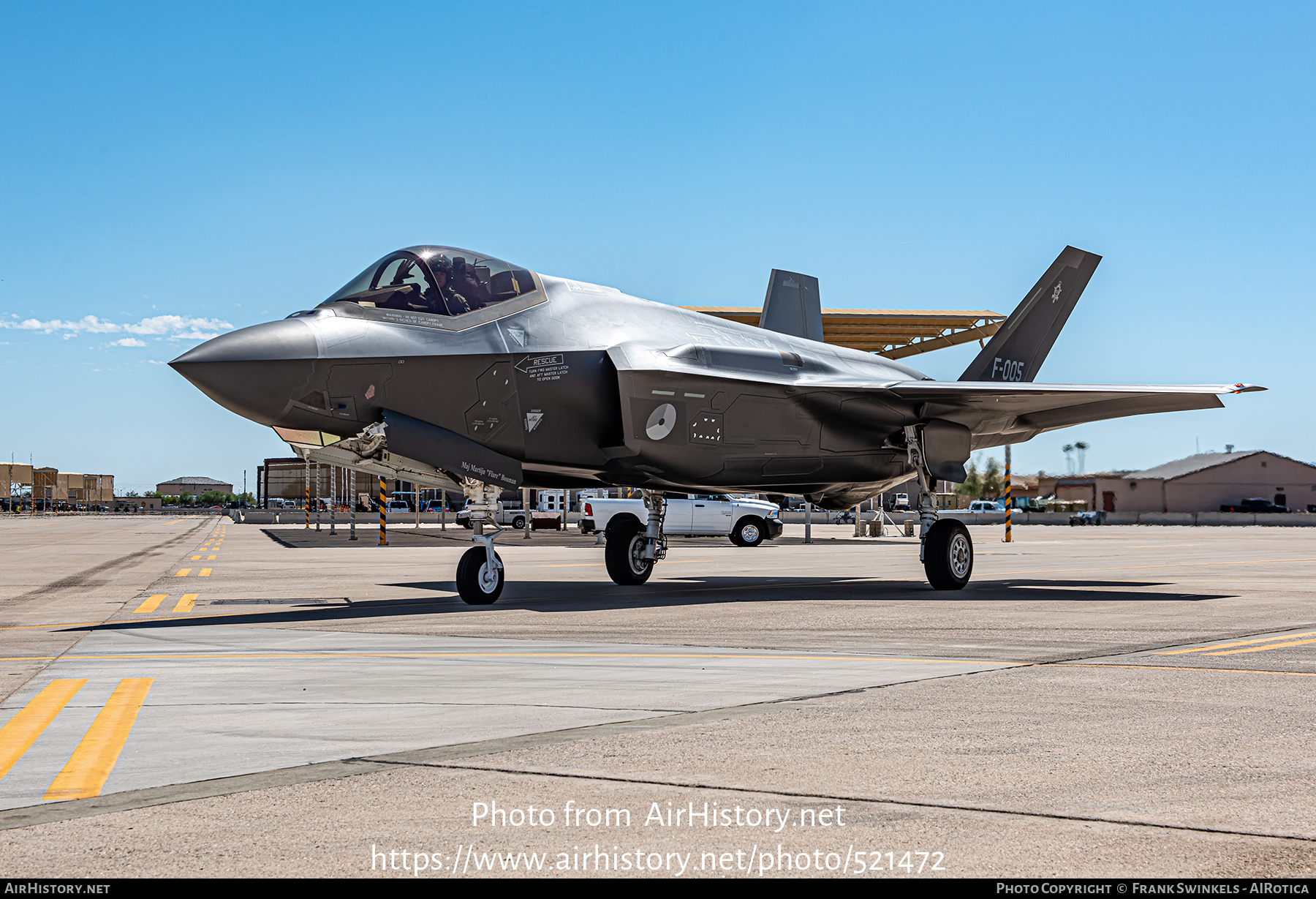 Aircraft Photo of F-005 | Lockheed Martin F-35A Lightning II | Netherlands - Air Force | AirHistory.net #521472