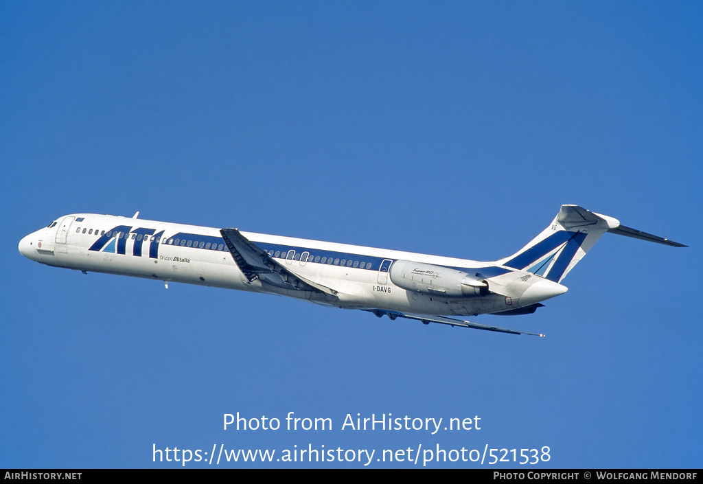 Aircraft Photo of I-DAVG | McDonnell Douglas MD-82 (DC-9-82) | ATI - Aero Trasporti Italiani | AirHistory.net #521538