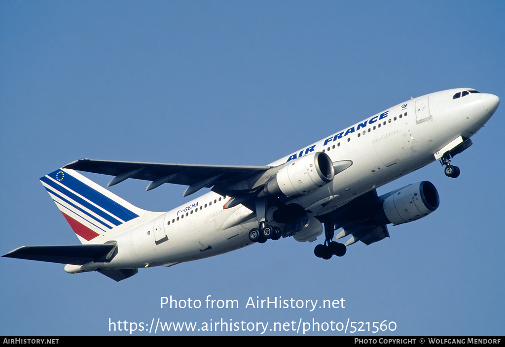 Aircraft Photo of F-GEMA | Airbus A310-203 | Air France | AirHistory.net #521560