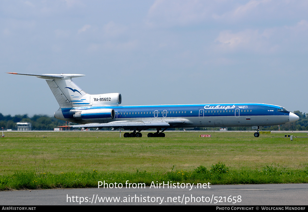 Aircraft Photo of RA-85652 | Tupolev Tu-154M | Sibir - Siberia Airlines | AirHistory.net #521658