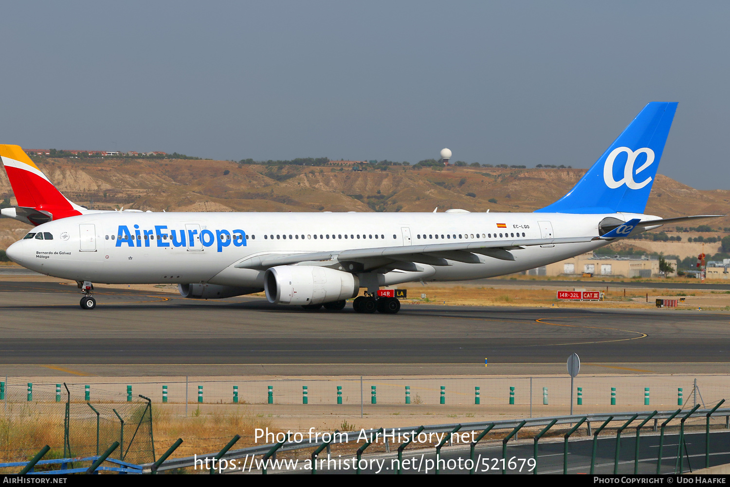 Aircraft Photo of EC-LQO | Airbus A330-243 | Air Europa | AirHistory.net #521679