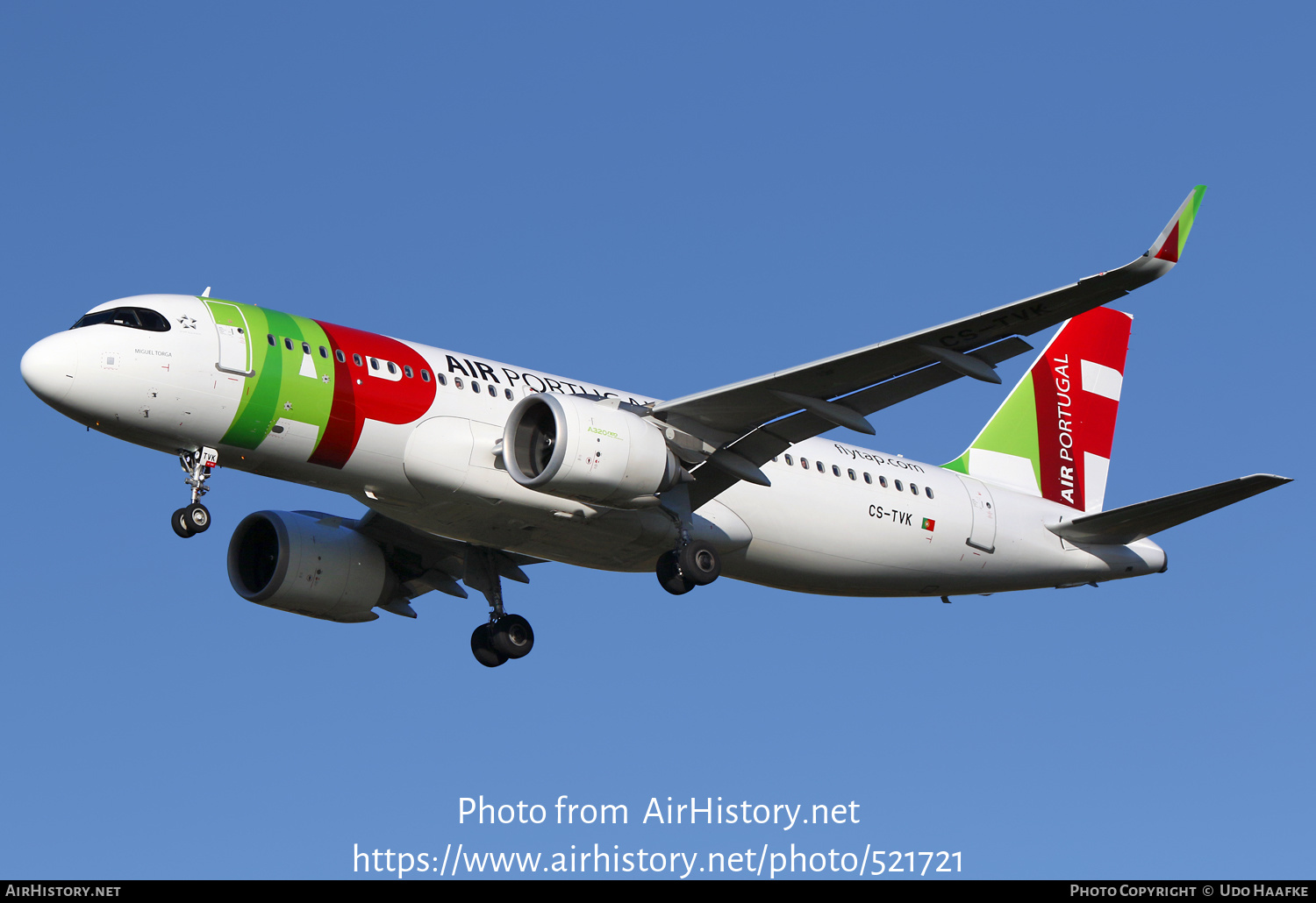 Aircraft Photo of CS-TVK | Airbus A320-251N | TAP Air Portugal | AirHistory.net #521721