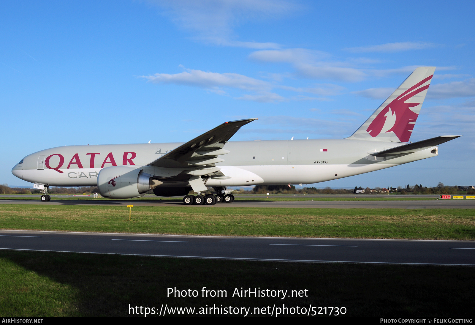 Aircraft Photo of A7-BFG | Boeing 777-FDZ | Qatar Airways Cargo | AirHistory.net #521730