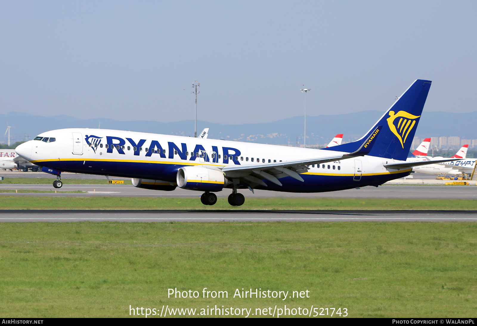 Aircraft Photo of 9H-QCS | Boeing 737-8AS | Ryanair | AirHistory.net #521743