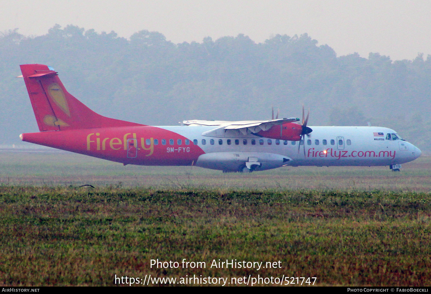 Aircraft Photo of 9M-FYG | ATR ATR-72-500 (ATR-72-212A) | Firefly | AirHistory.net #521747