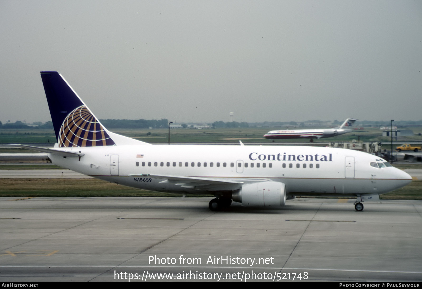 Aircraft Photo of N15659 | Boeing 737-524 | Continental Airlines | AirHistory.net #521748