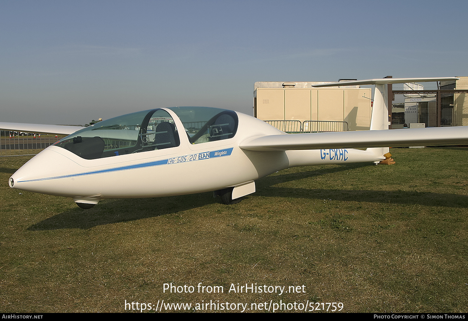 Aircraft Photo of G-CKHC | Glaser Dirks DG-500/20 Elan | AirHistory.net #521759