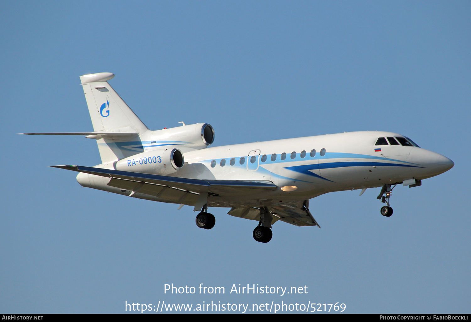 Aircraft Photo of RA-09003 | Dassault Falcon 900EX | Gazpromavia | AirHistory.net #521769