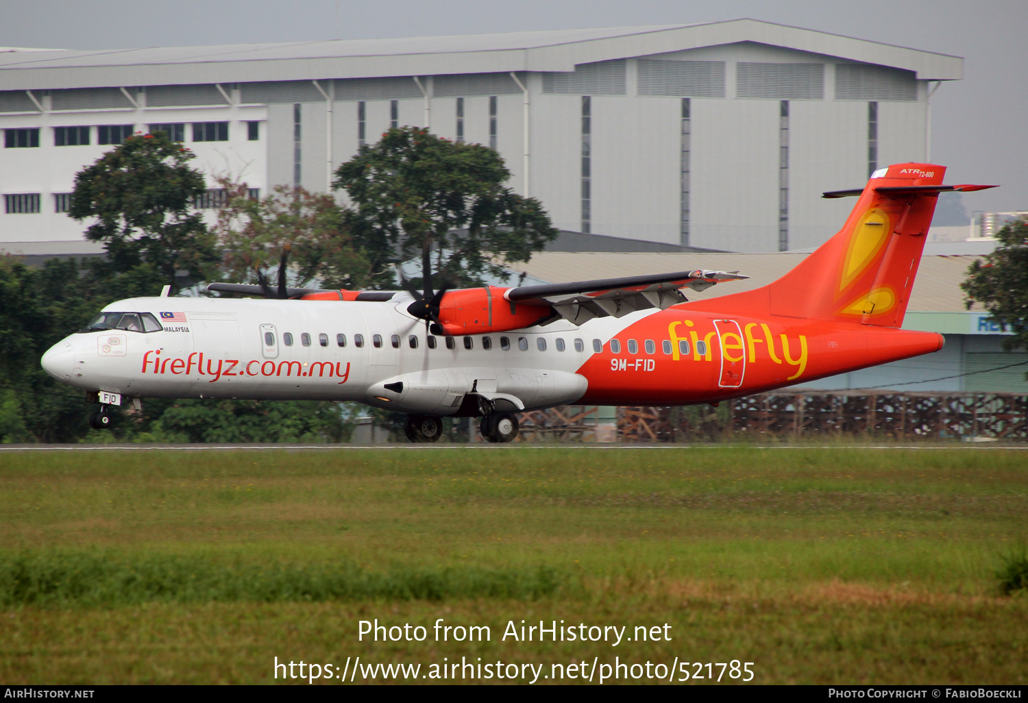 Aircraft Photo of 9M-FID | ATR ATR-72-600 (ATR-72-212A) | Firefly | AirHistory.net #521785