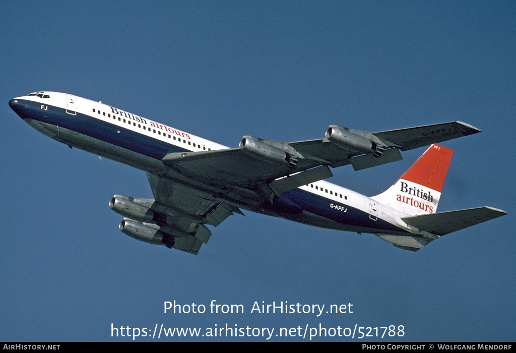 Aircraft Photo Of G Apfj Boeing 707 436 British Airtours