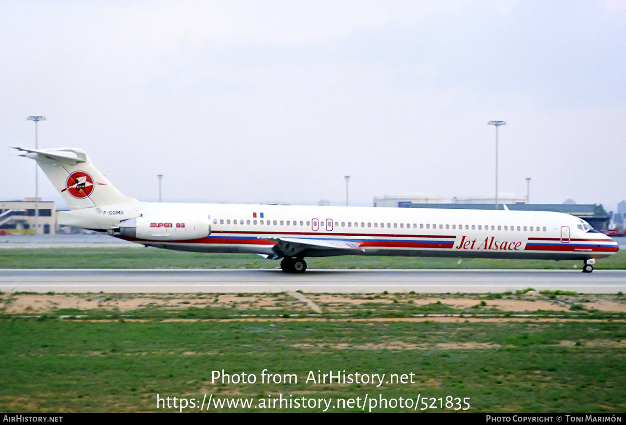 Aircraft Photo of F-GGMD | McDonnell Douglas MD-83 (DC-9-83) | Jet Alsace | AirHistory.net #521835