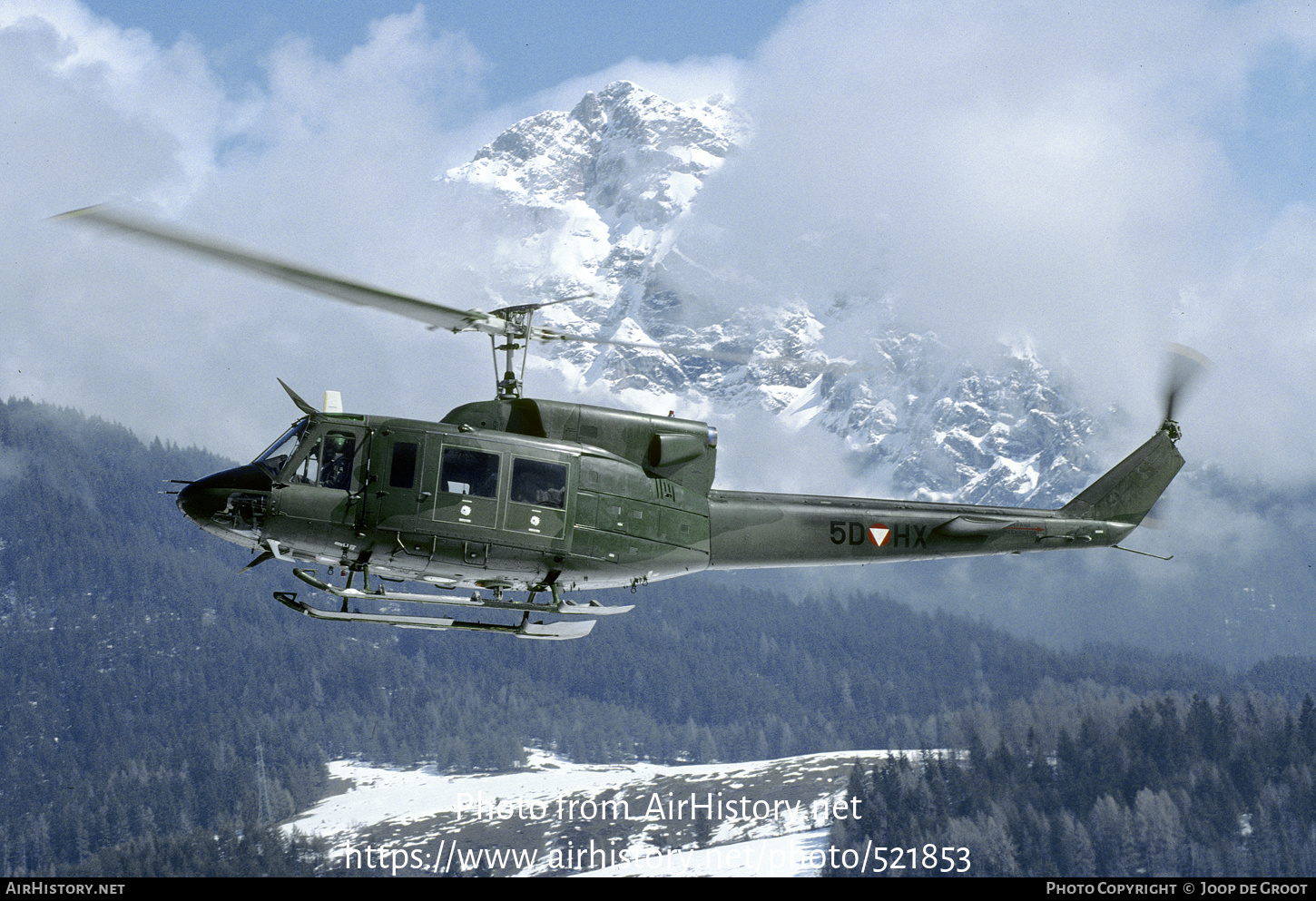 Aircraft Photo of 5D-HX | Agusta AB-212 | Austria - Air Force | AirHistory.net #521853