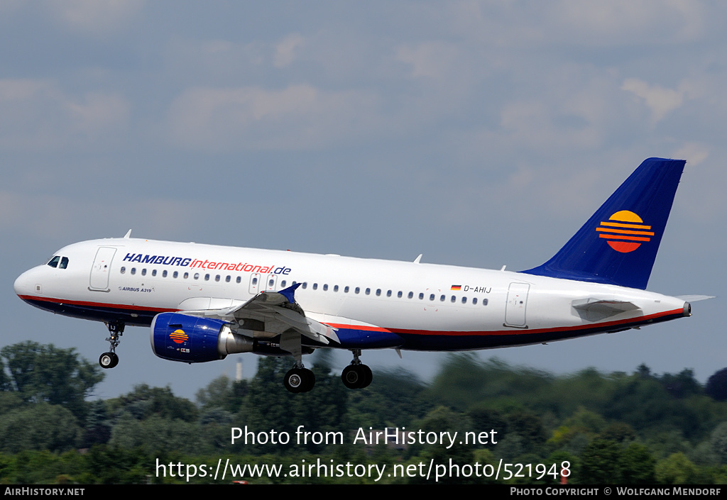 Aircraft Photo of D-AHIJ | Airbus A319-112 | Hamburg International | AirHistory.net #521948