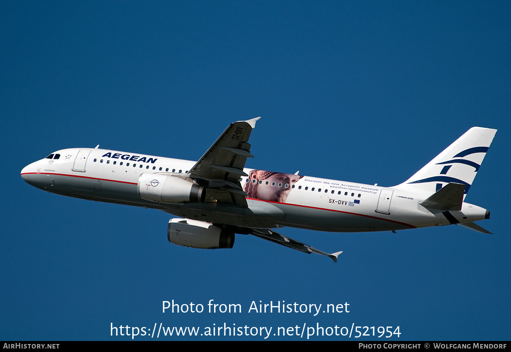 Aircraft Photo of SX-DVV | Airbus A320-232 | Aegean Airlines | AirHistory.net #521954