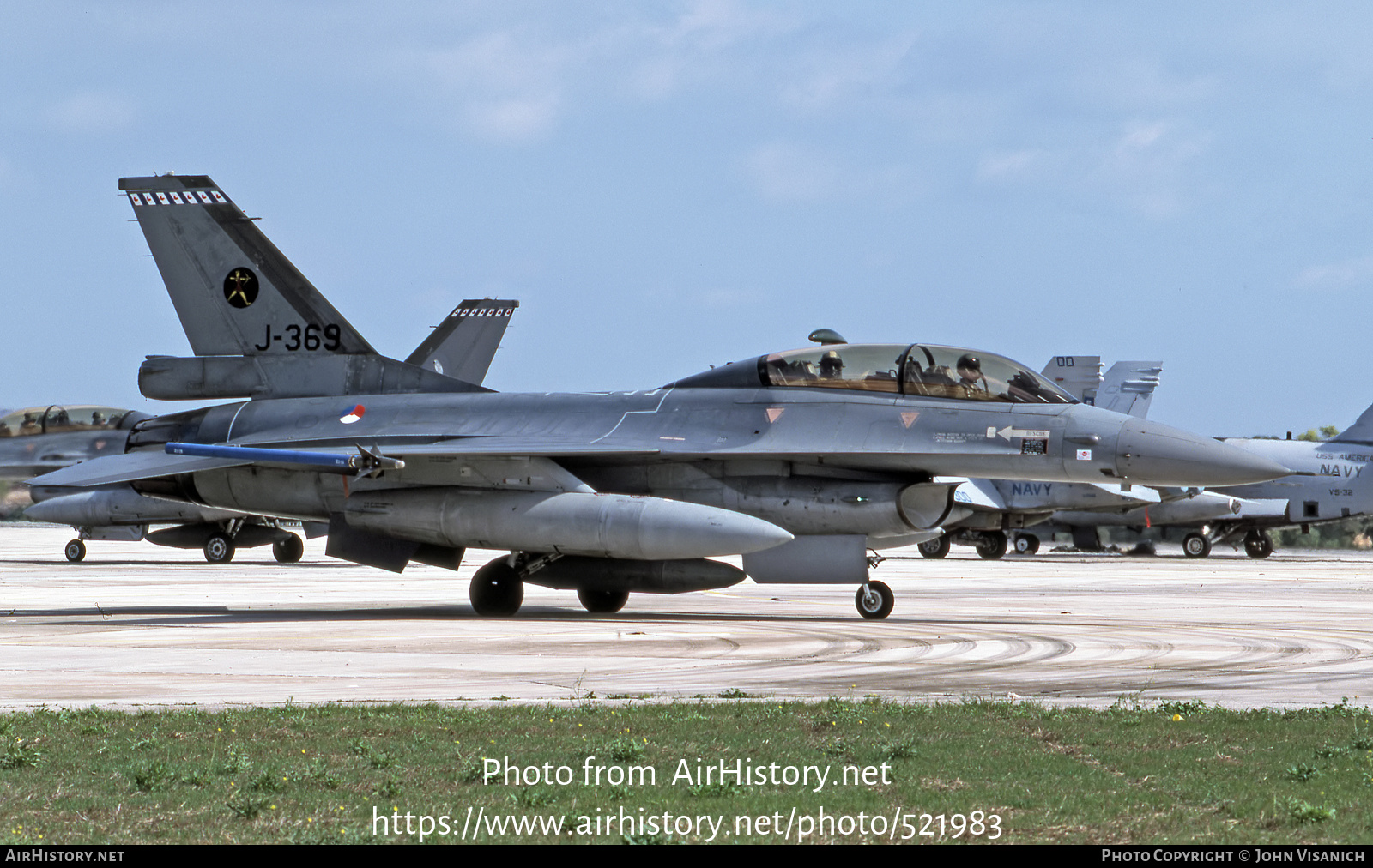 Aircraft Photo of J-369 | General Dynamics F-16B Fighting Falcon | Netherlands - Air Force | AirHistory.net #521983