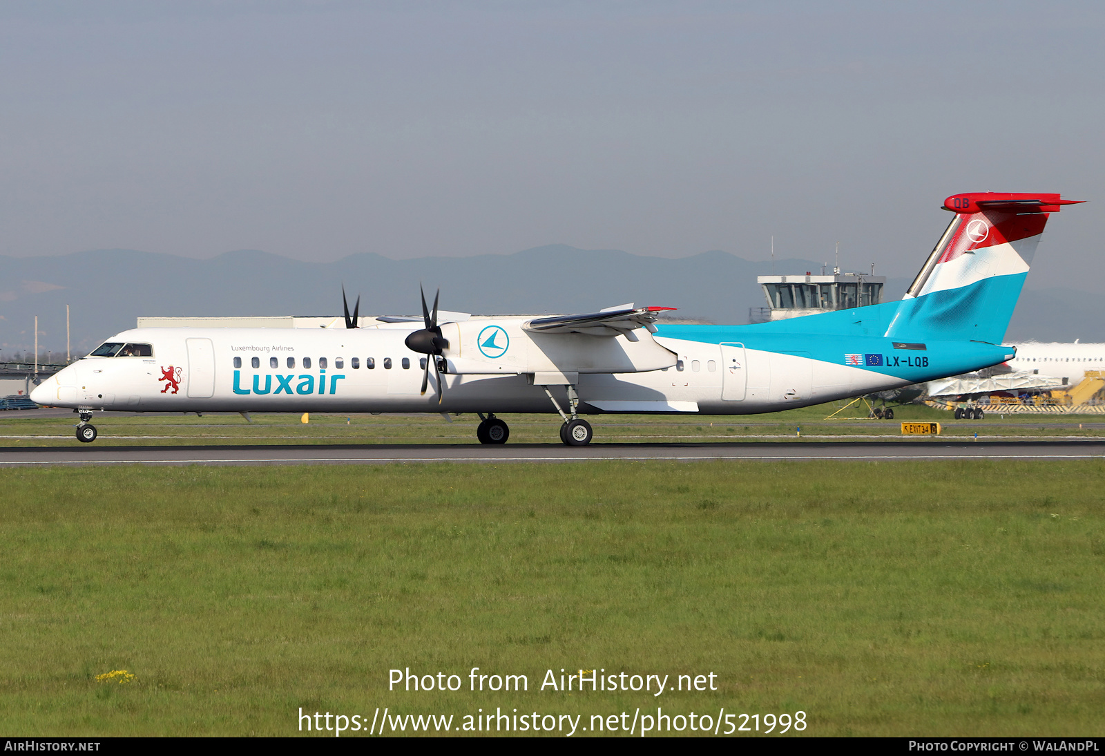 Aircraft Photo of LX-LQB | Bombardier DHC-8-402 Dash 8 | Luxair | AirHistory.net #521998