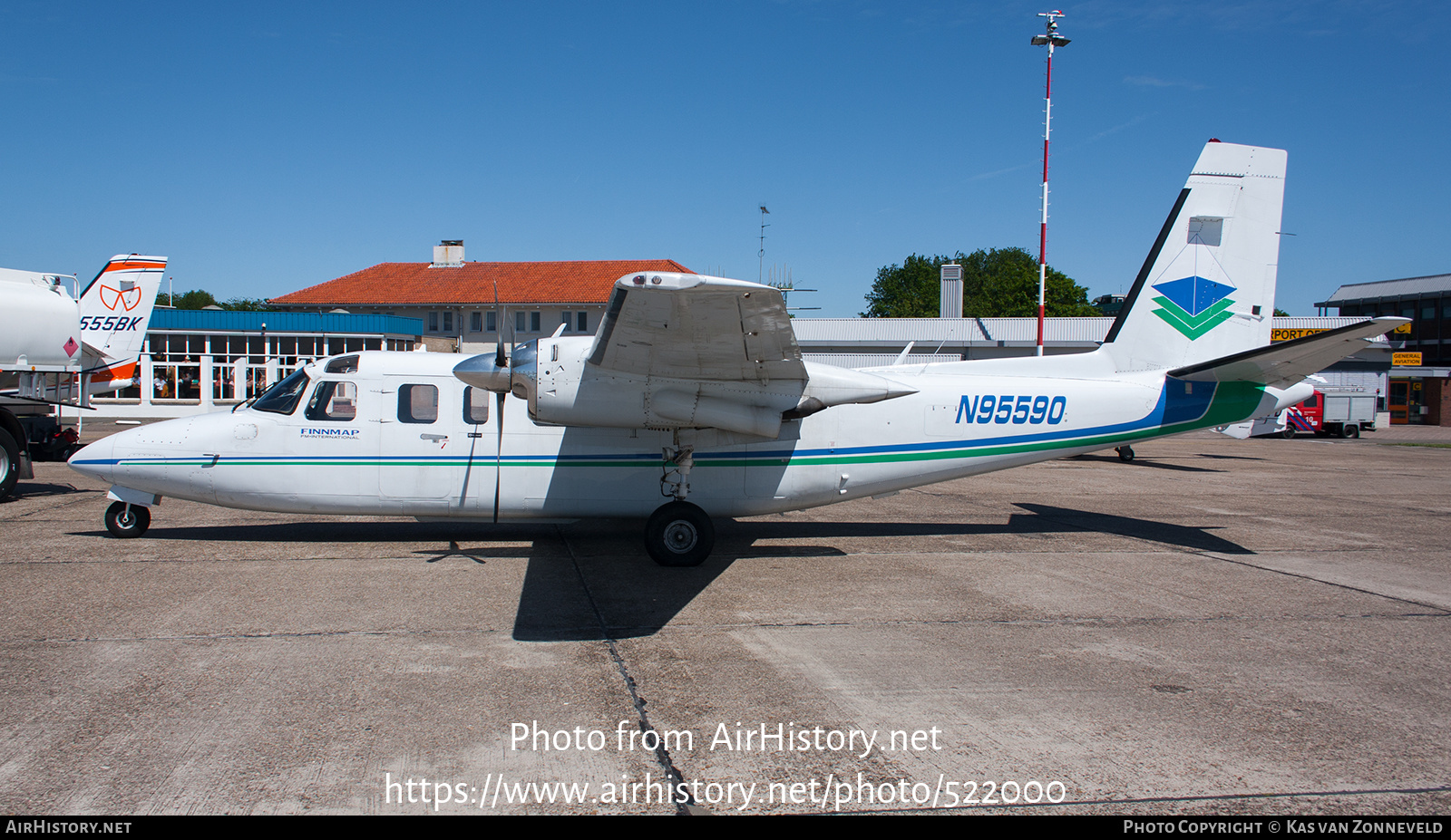 Aircraft Photo of N95590 | Rockwell 690B Turbo Commander | Finnmap | AirHistory.net #522000