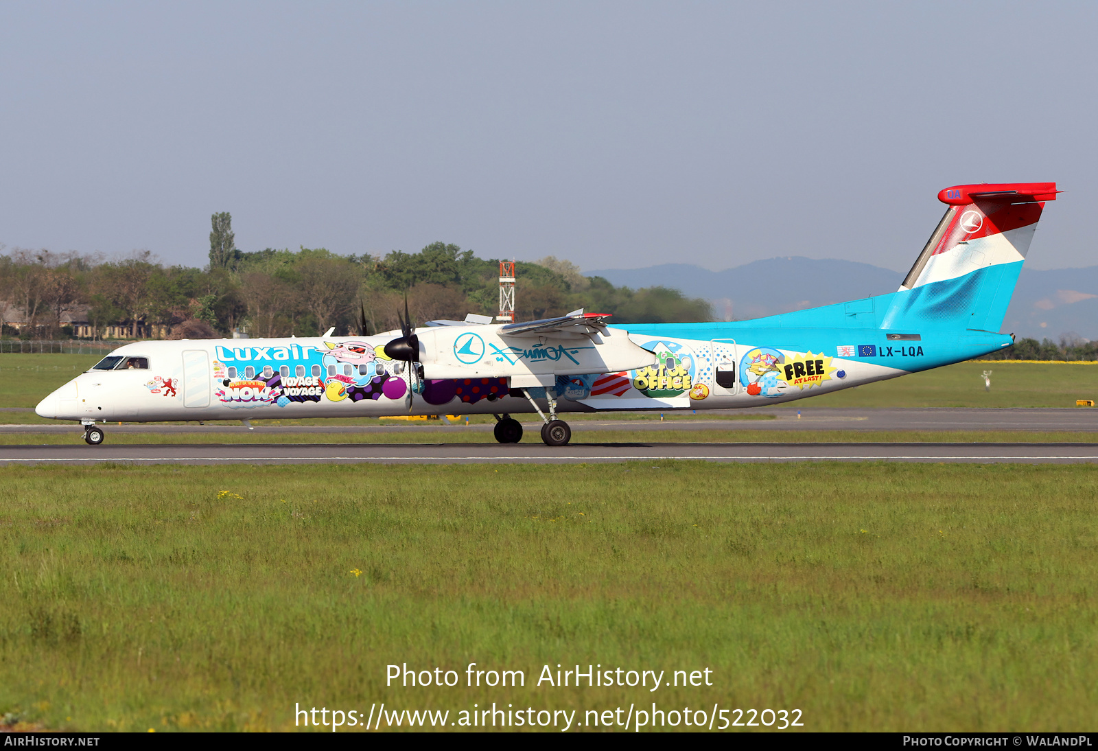 Aircraft Photo of LX-LQA | Bombardier DHC-8-402 Dash 8 | Luxair | AirHistory.net #522032