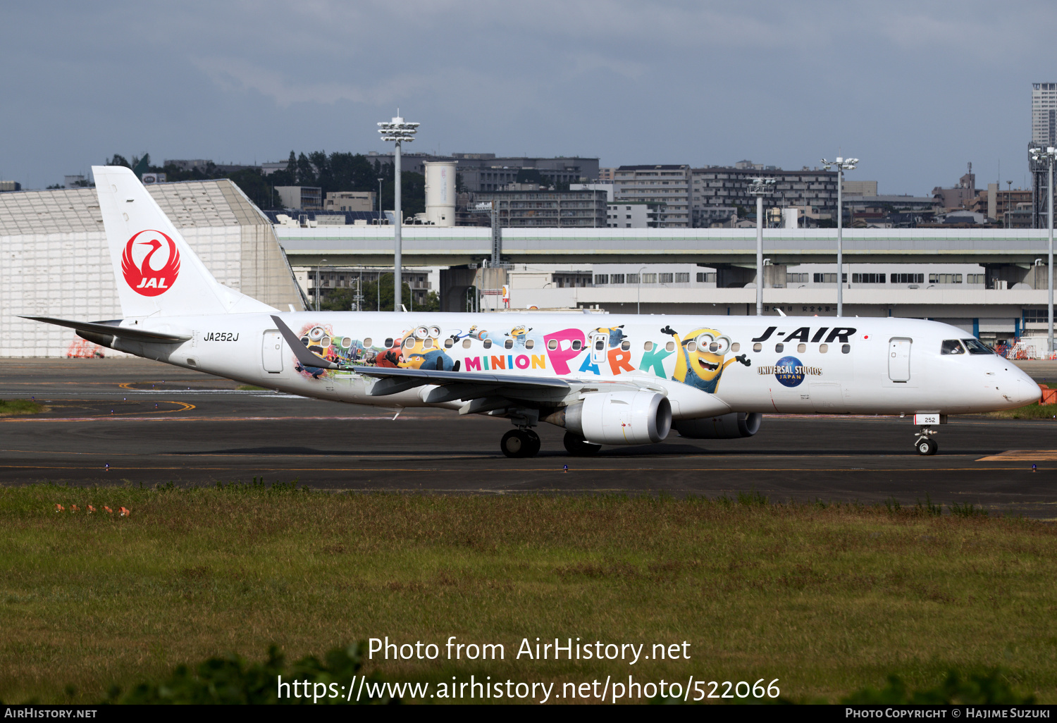 Aircraft Photo of JA252J | Embraer 190STD (ERJ-190-100STD) | J-Air | AirHistory.net #522066