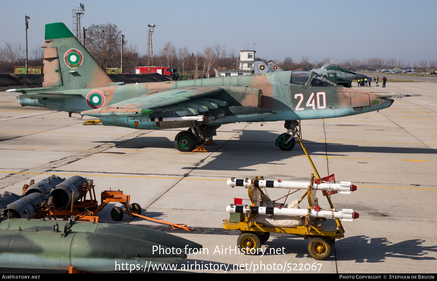 Aircraft Photo of 240 | Sukhoi Su-25K | Bulgaria - Air Force | AirHistory.net #522067