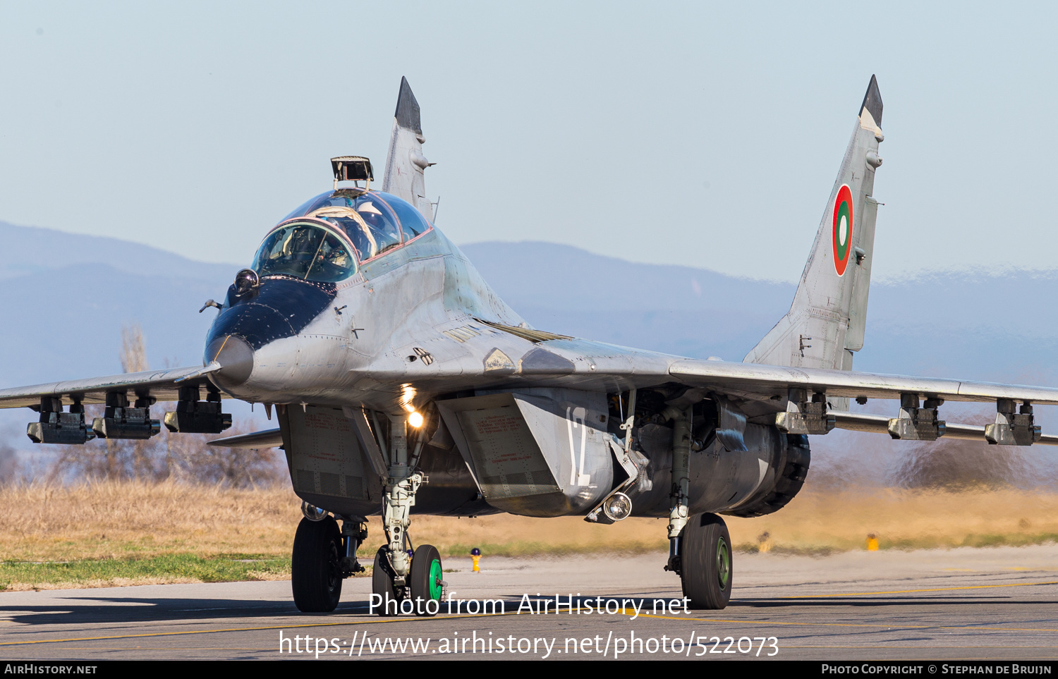 Aircraft Photo of 12 | Mikoyan-Gurevich MiG-29UB (9-51) | Bulgaria - Air Force | AirHistory.net #522073