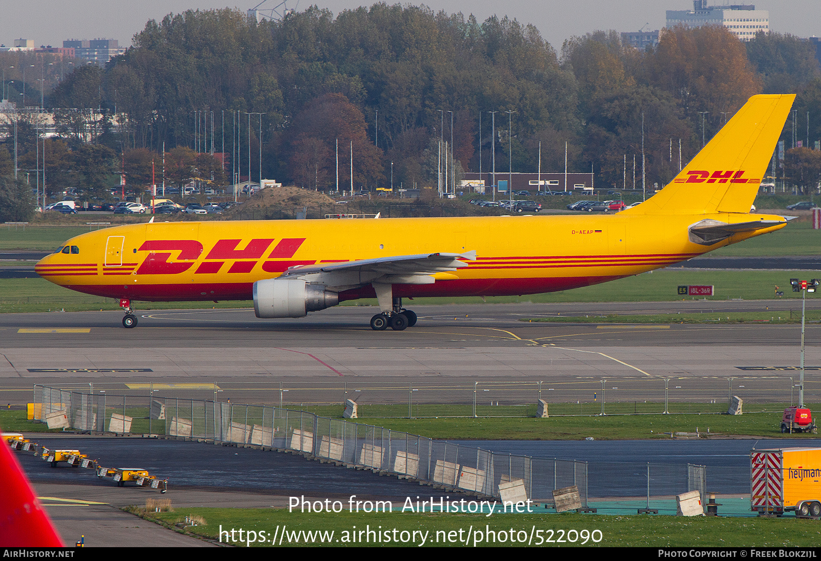 Aircraft Photo of D-AEAP | Airbus A300B4-622R(F) | DHL International | AirHistory.net #522090